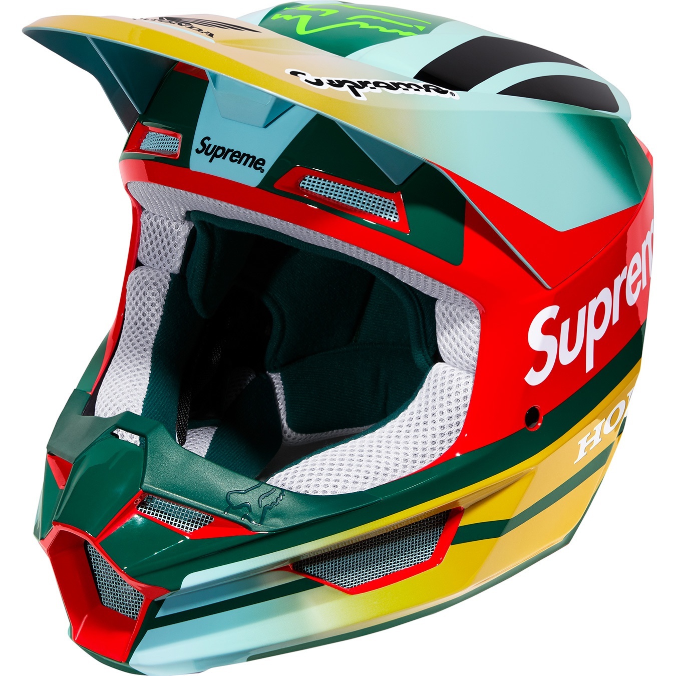 Supreme®/Honda® Fox® Racing V1 Helmet view 2